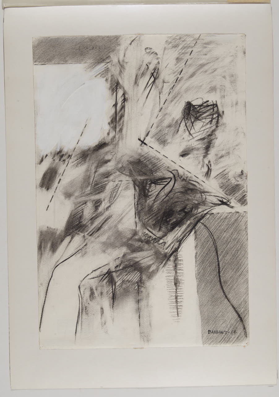 Composizione astratta (disegno) di Barbanti, Giuliano (sec. XX)