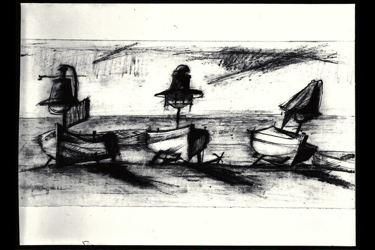 Barche (disegno) di Iliprandi, Giancarlo (sec. XX)
