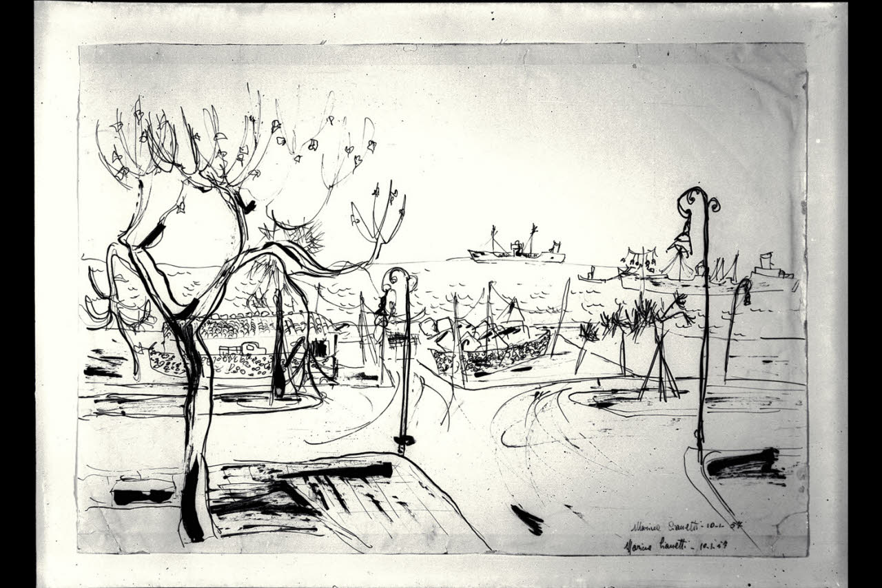 Lungomare (disegno) di Cianetti, Marina (sec. XX)