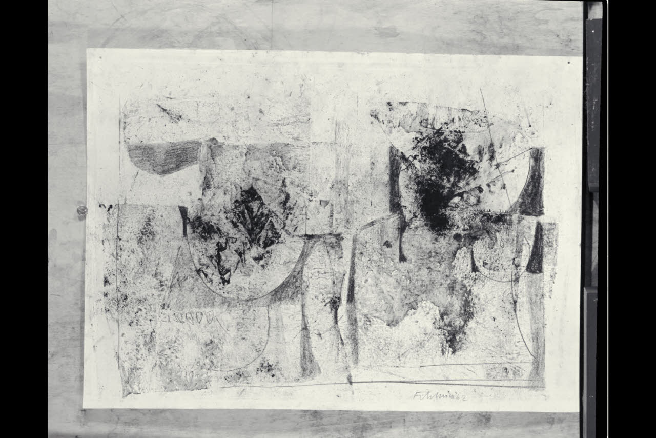 Oggetti e frutta (disegno) di Arduini, Francesco (sec. XX)