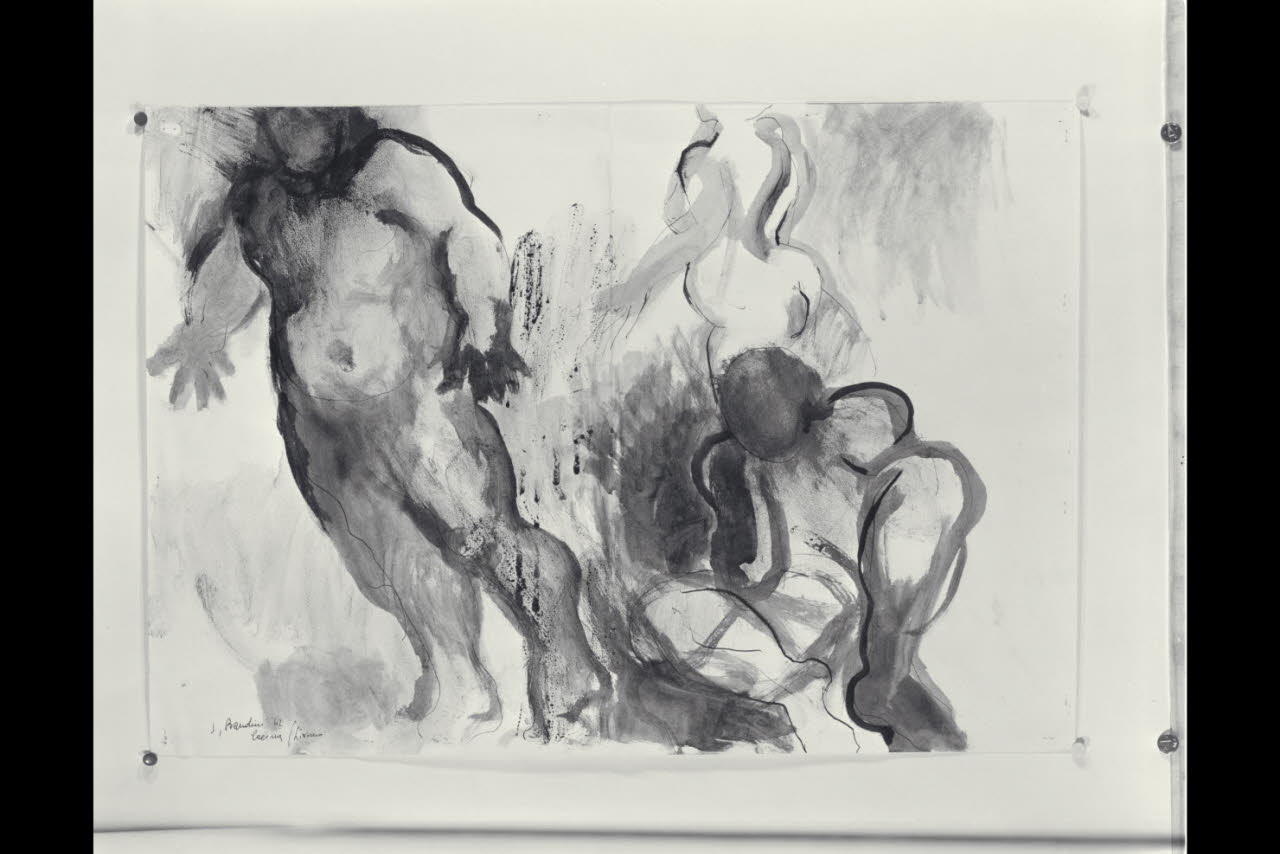 Nudi (disegno) di Bandini, Sirio (sec. XX)