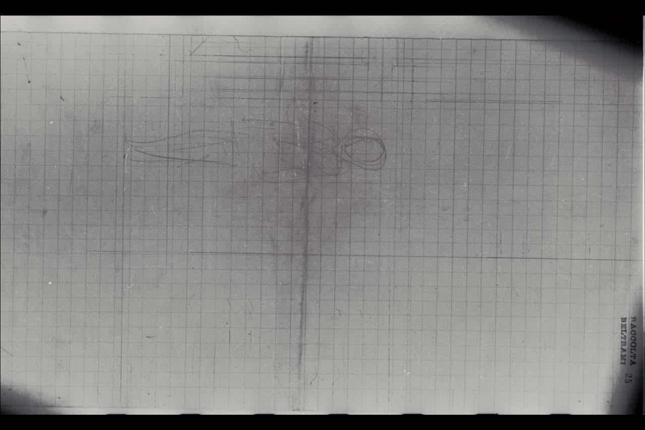 Galleria e vestibolo della Sala Giotto nella Nuova Pinacoteca Vaticana (disegno) di Beltrami, Luca (sec. XX)