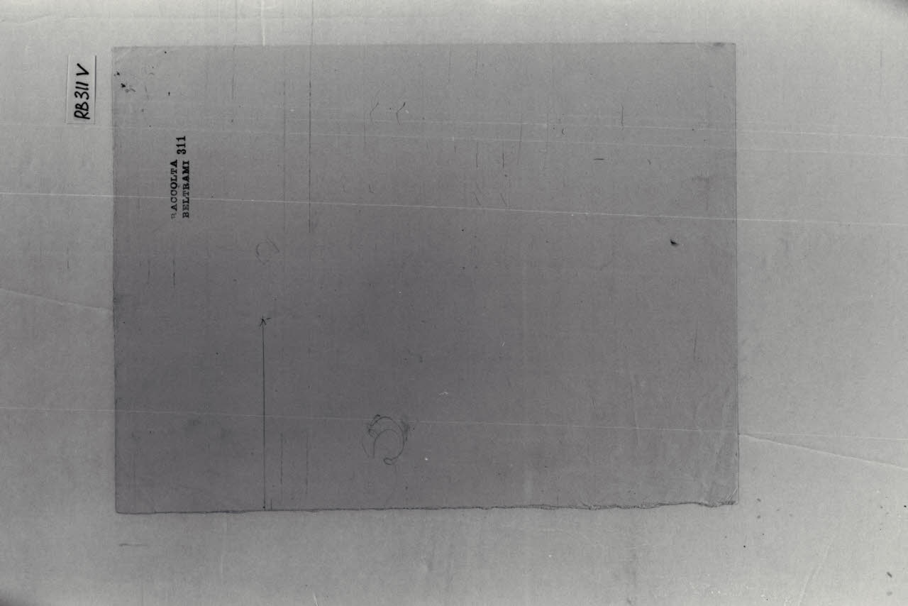 Schizzo indefinito probabilmente per la Nuova Pinacoteca Vaticana (disegno) di Beltrami, Luca ((?)) (sec. XX)