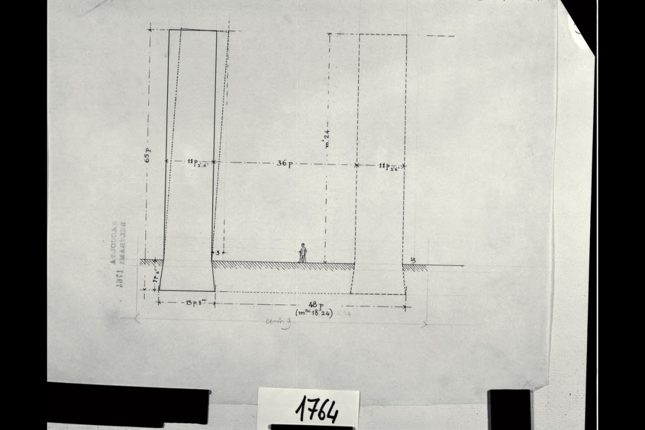 Tempio Israelitico di via della Guastalla., Milano, Tempio Israelitico, via Guastalla. (disegno) di Beltrami, Luca (fine sec. XIX)