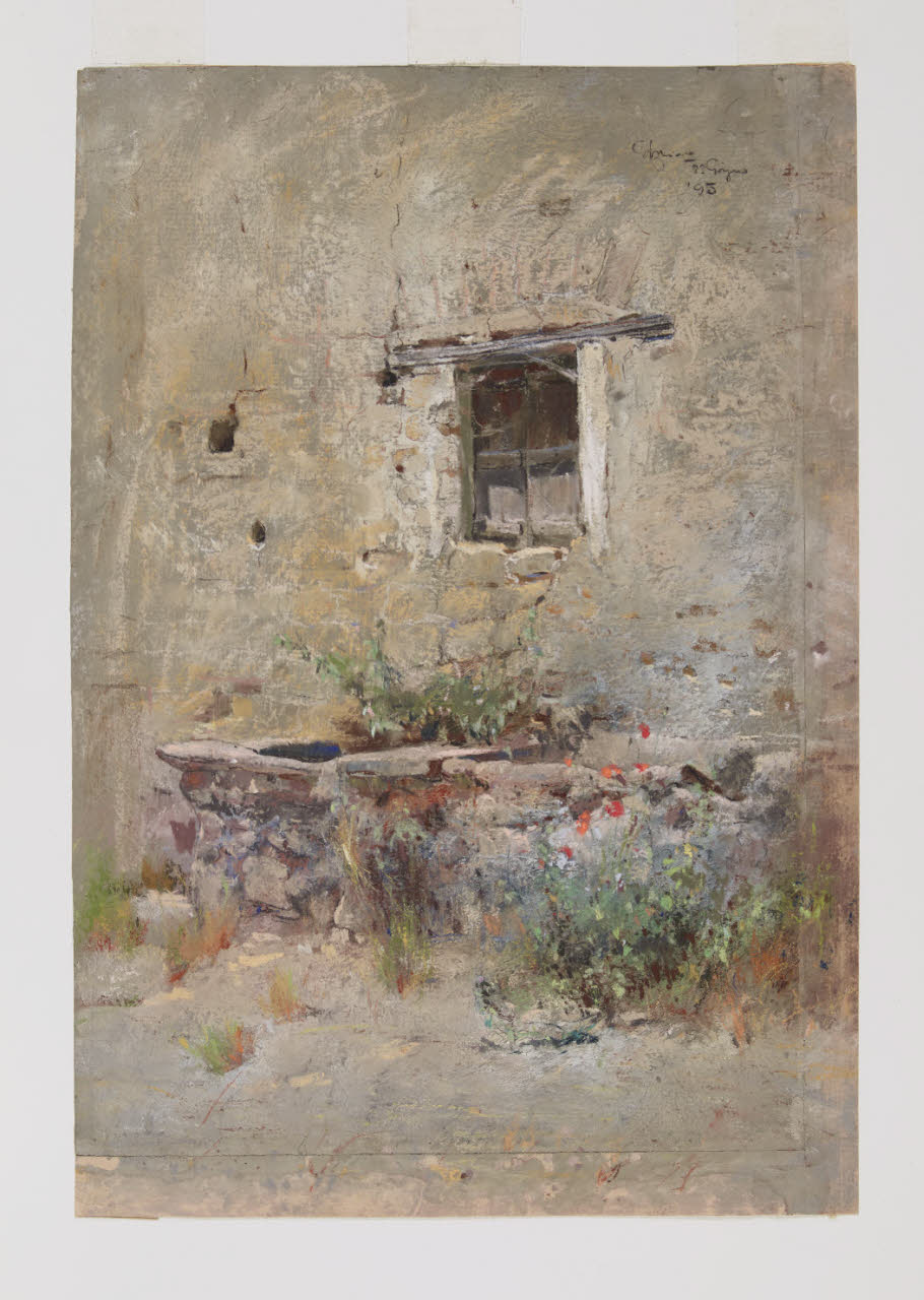 Studio (Particolare di un rustico) (disegno) di Casciaro, Giuseppe (sec. XIX)