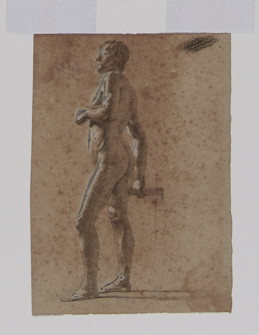 Nudo accademico, Nudo accademico (disegno) - Anonimo (sec. XIX)