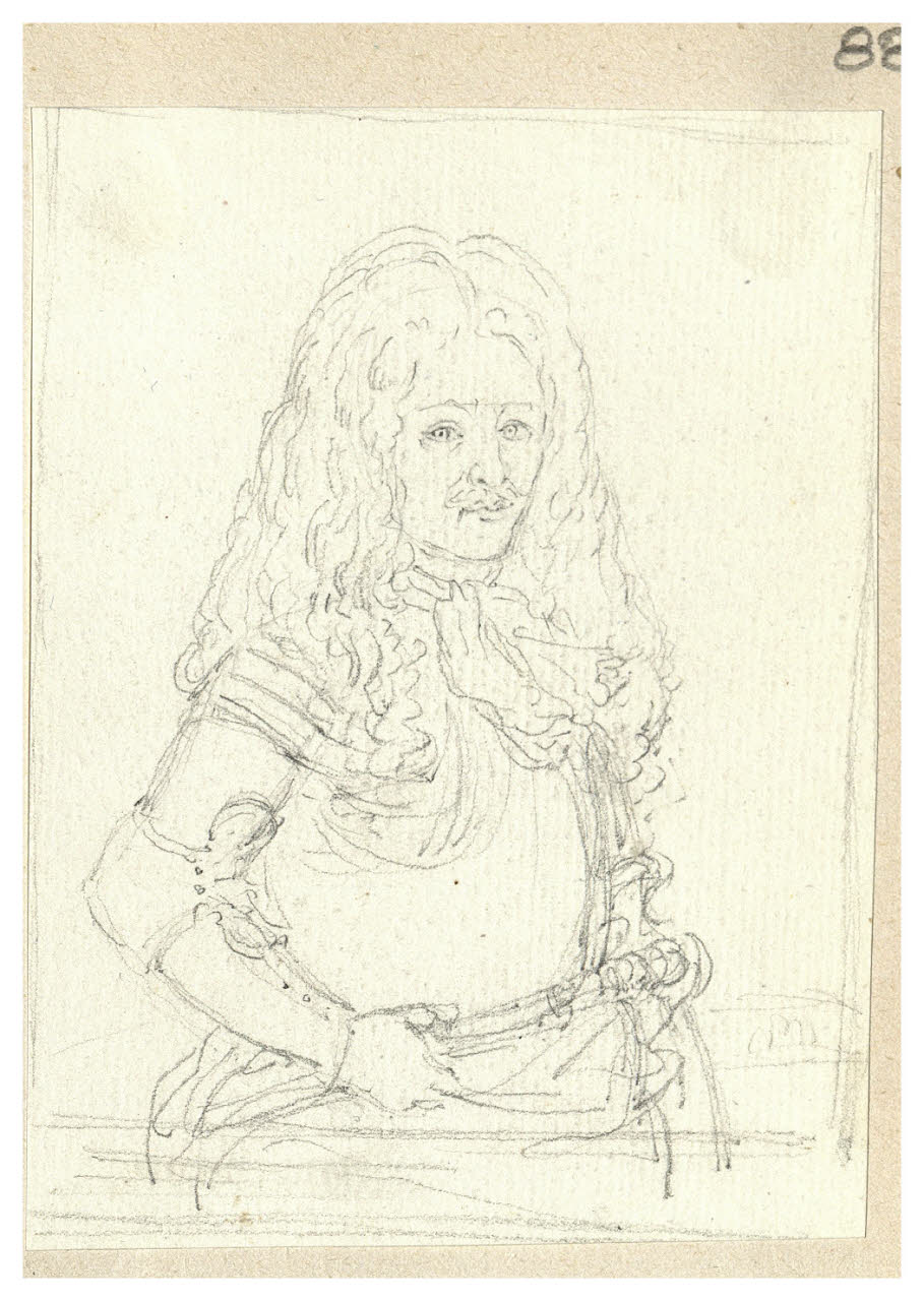 Figura di uomo (disegno) di Bettinelli, Luigi (seconda metà sec. XIX)