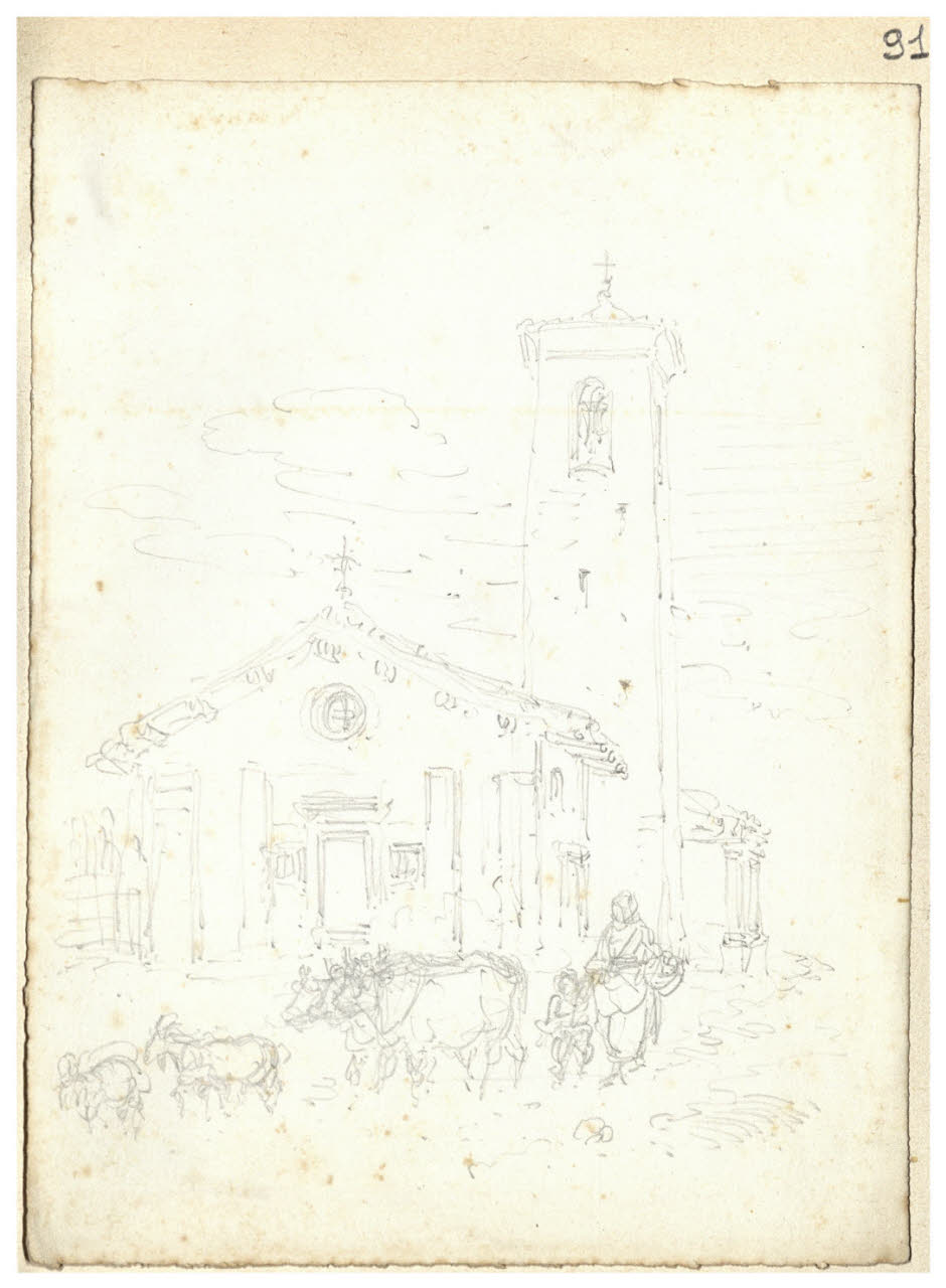 Chiesetta (disegno) di Bettinelli, Luigi (seconda metà sec. XIX)