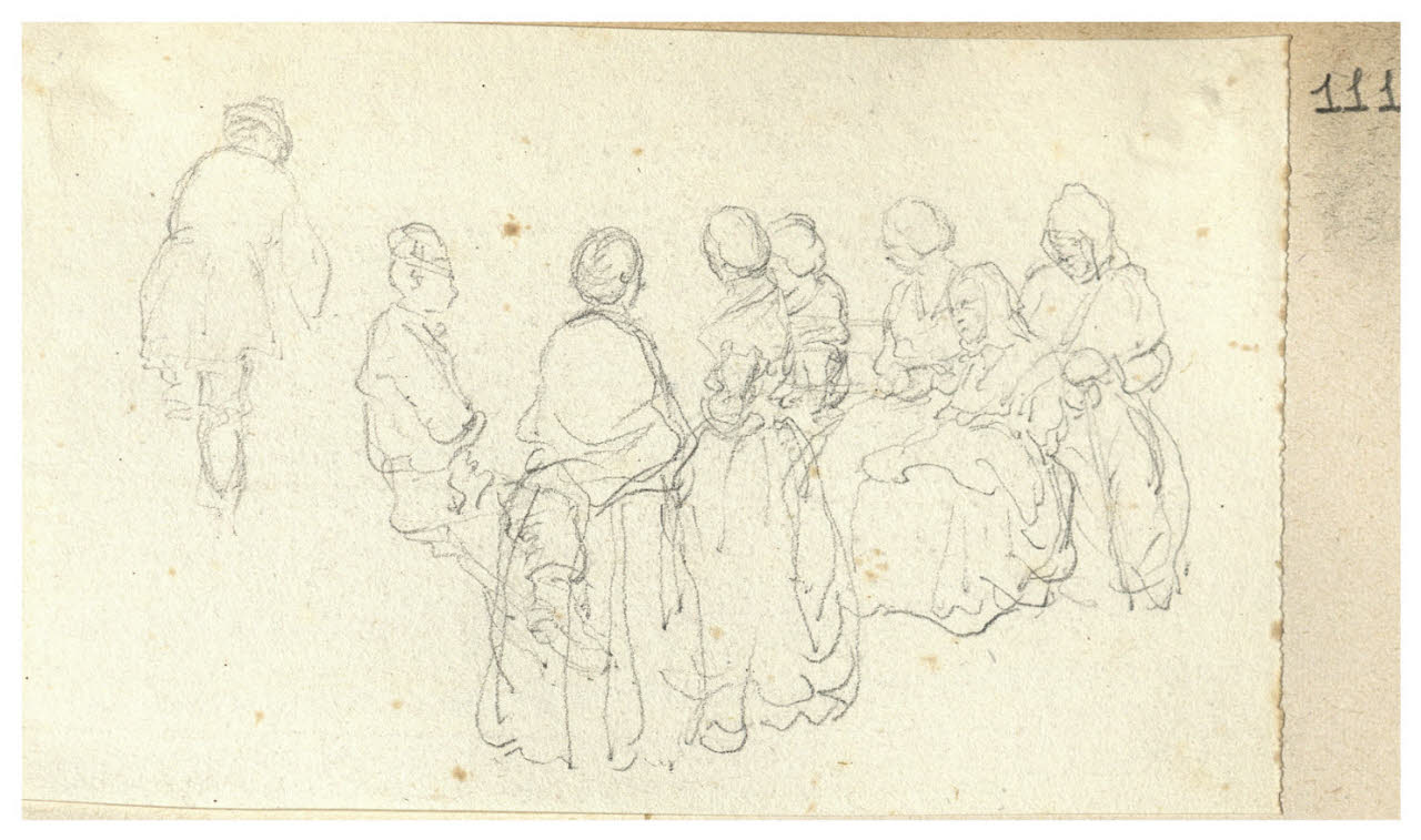 Figurette (disegno) di Bettinelli, Luigi (seconda metà sec. XIX)