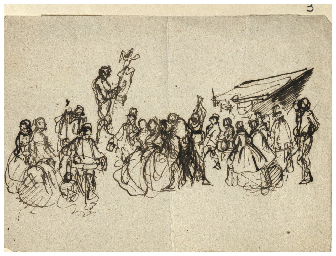 Schizzi di figure (disegno) di Bettinelli, Luigi (seconda metà sec. XIX)