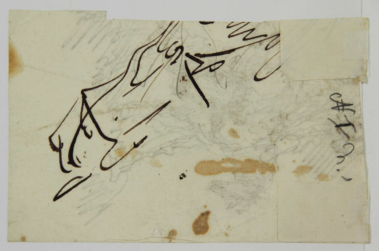 Schizzo di soggetto non identificabile, Schizzo di soggetto non identificabile (disegno) di Bison, Giuseppe Bernardino (secc. XVIII/ XIX)