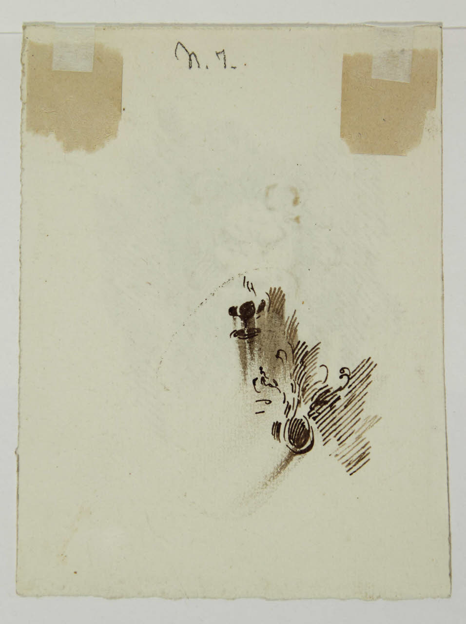 Schizzo di soggetto non identificabile, Schizzo di soggetto non identificabile (disegno) di Bison, Giuseppe Bernardino (secc. XVIII/ XIX)