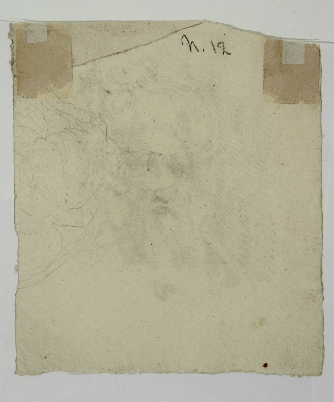 Schizzo di figura, Schizzo di figura (disegno) di Bison, Giuseppe Bernardino (secc. XVIII/ XIX)