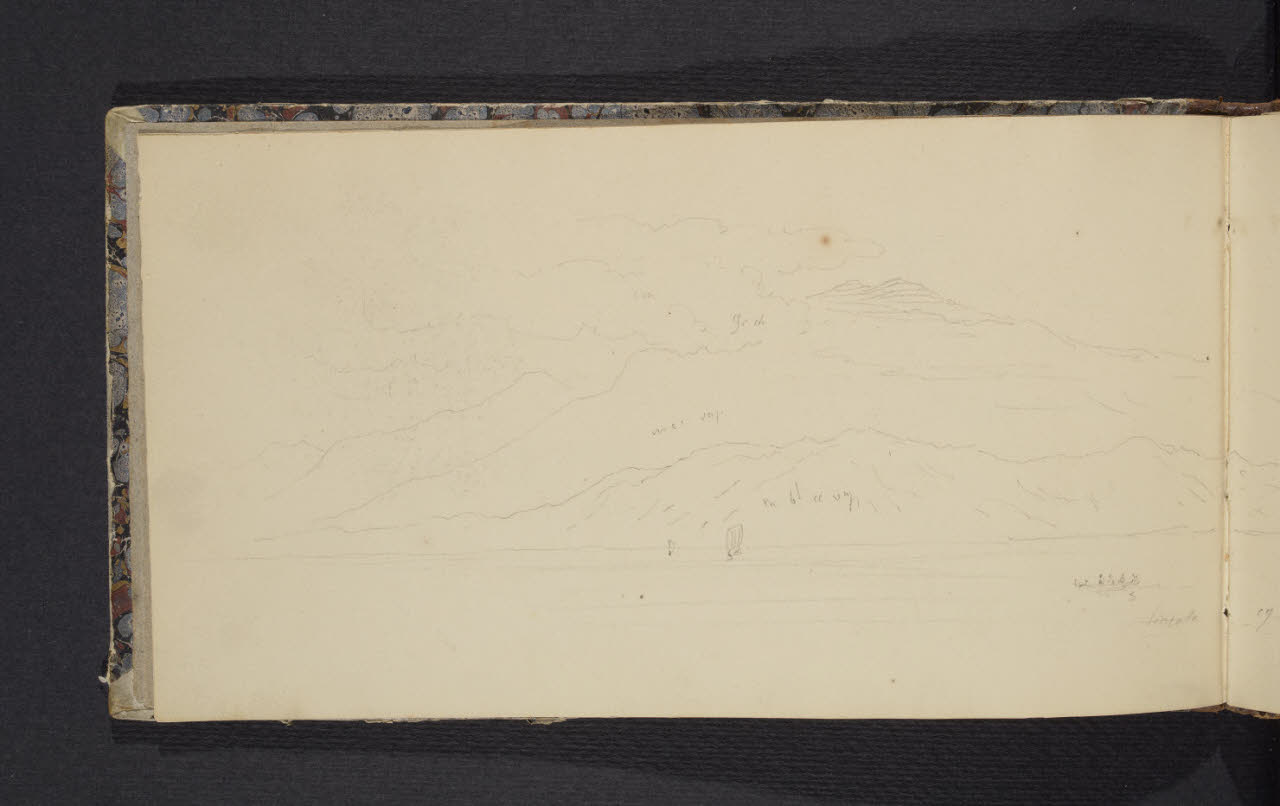 Album n. 2 - Milano, Lago di Garda, Tirolo e Trentino (disegno) di Canella, Giuseppe (prima metà sec. XIX)