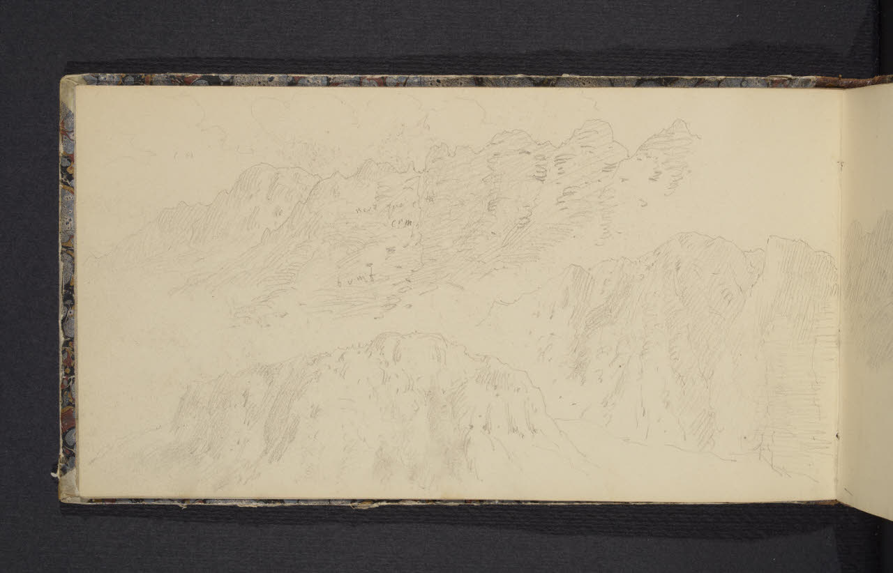 Album n. 2 - Milano, Lago di Garda, Tirolo e Trentino (disegno) di Canella, Giuseppe (prima metà sec. XIX)
