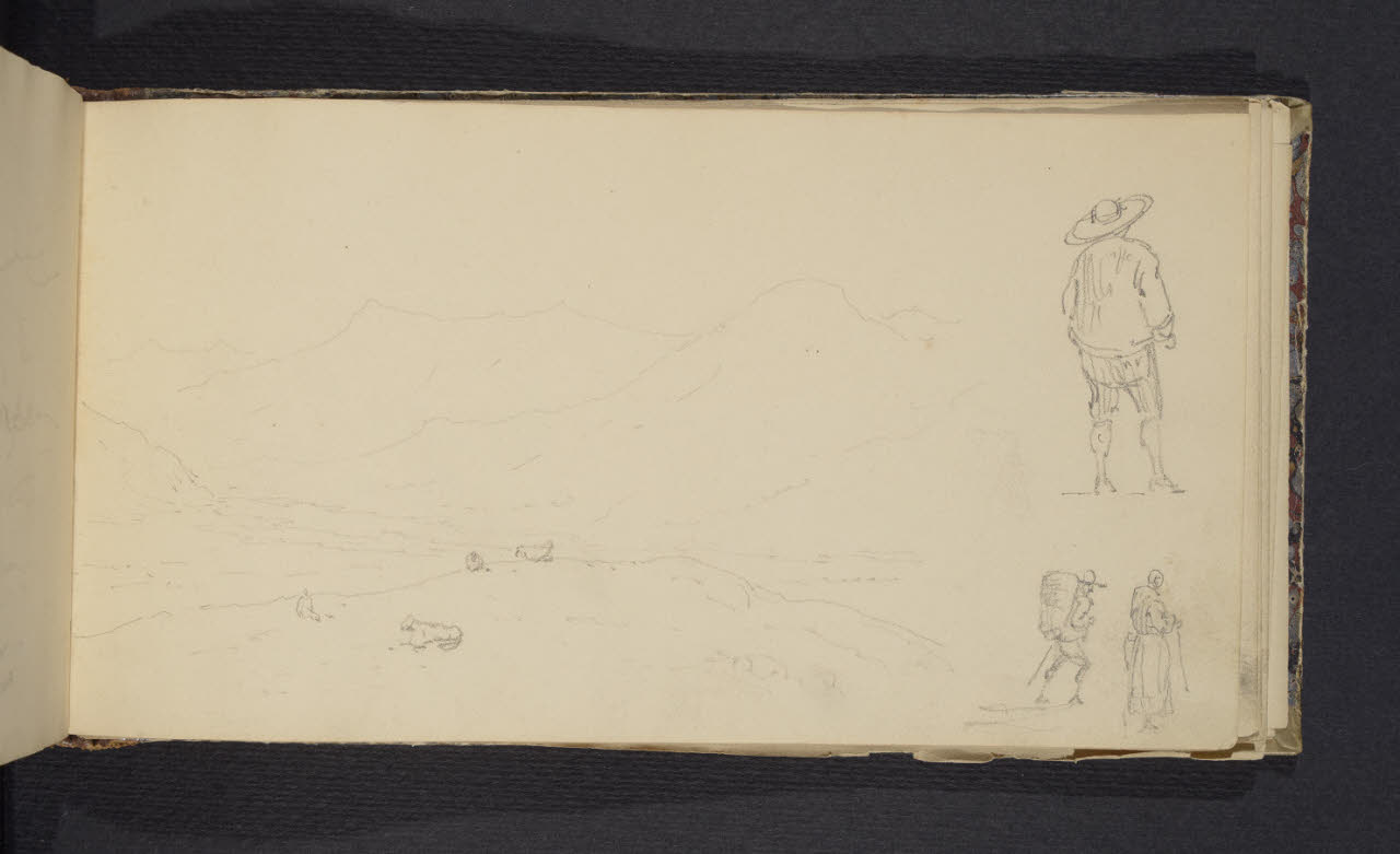 Album n. 2 - Milano, Lago di Garda, Tirolo e Trentino (disegno) di Canella, Giuseppe (prima metà sec. XIX)