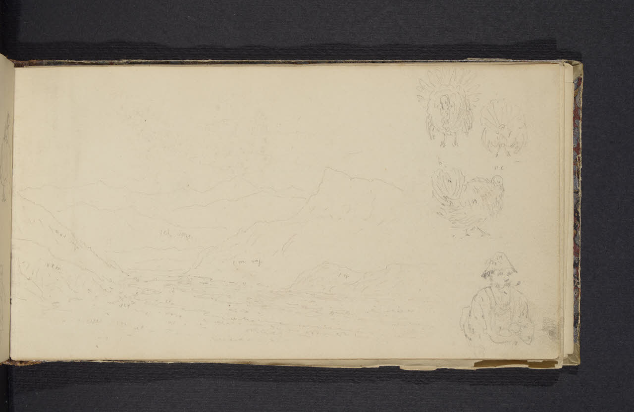 Album n. 2 - Milano, Lago di Garda, Tirolo e Trentino (disegno) di Canella, Giuseppe (prima metà sec. XIX)