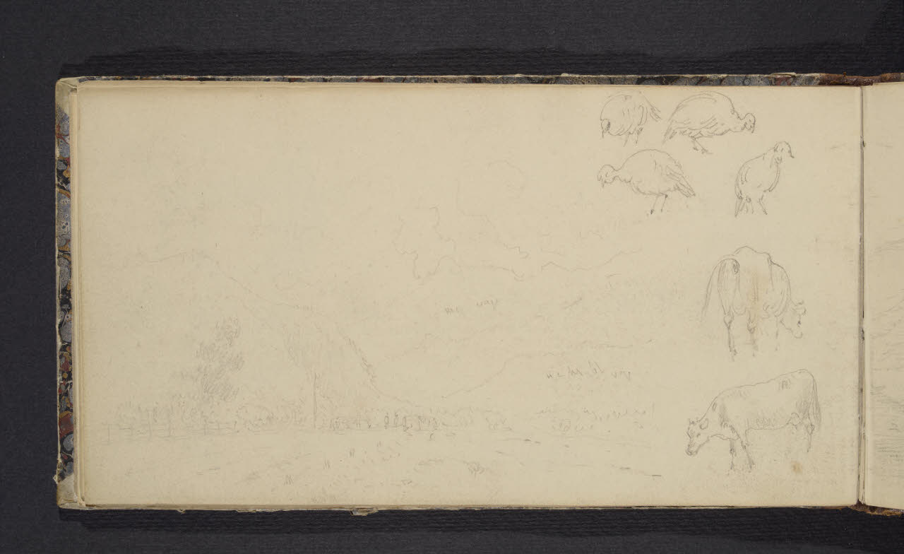 Album n. 2 - Milano, Lago di Garda, Tirolo e Trentino (disegno) di Canella, Giuseppe (prima metà sec. XIX)