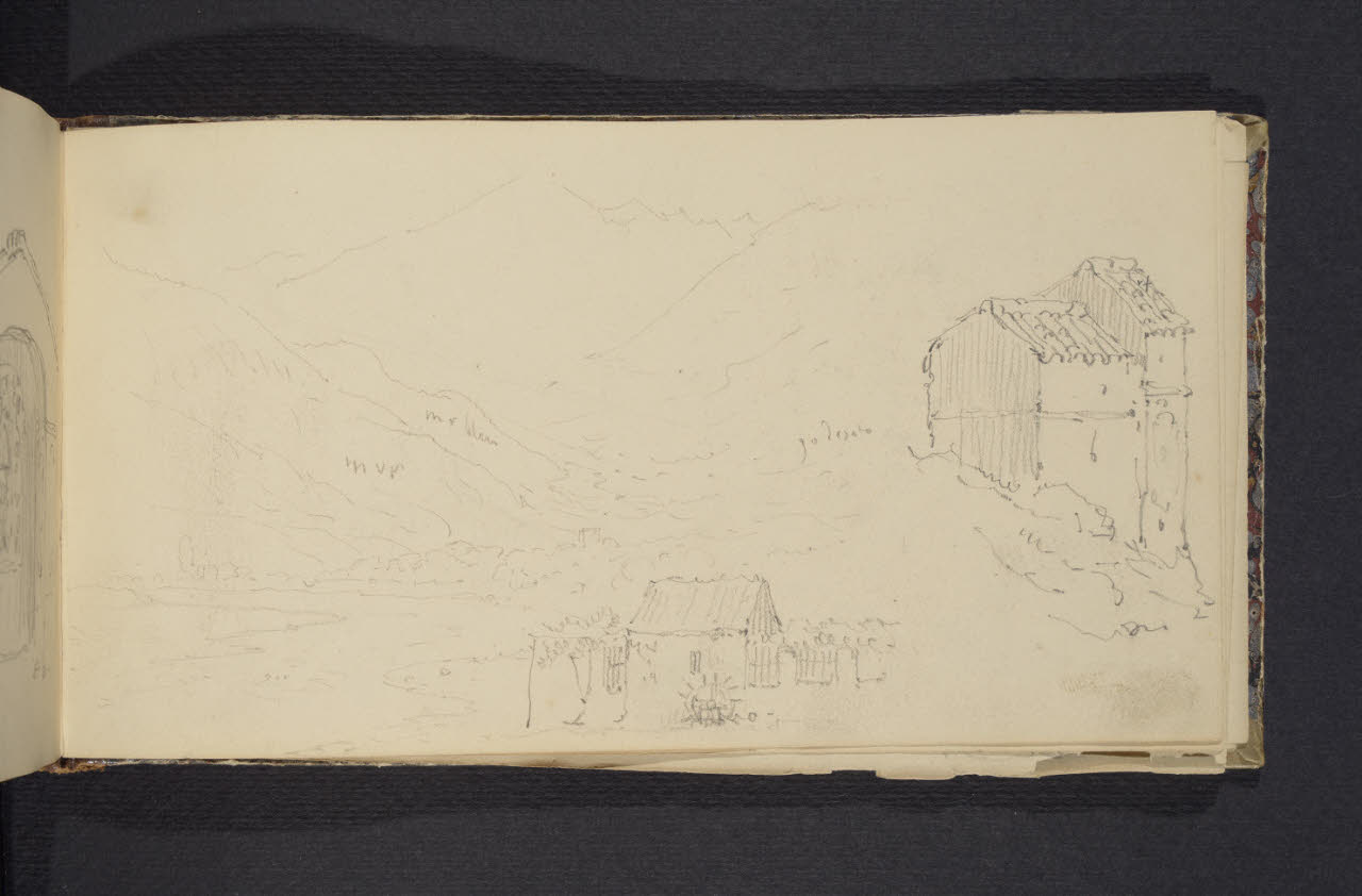 Album n. 2 - Milano, Lago di Garda, Tirolo e Trentino (disegno) di Canella, Giuseppe (prima metà sec. XIX)