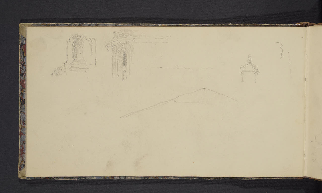 Album n. 2 - Milano, Lago di Garda, Tirolo e Trentino (disegno) di Canella, Giuseppe (prima metà sec. XIX)