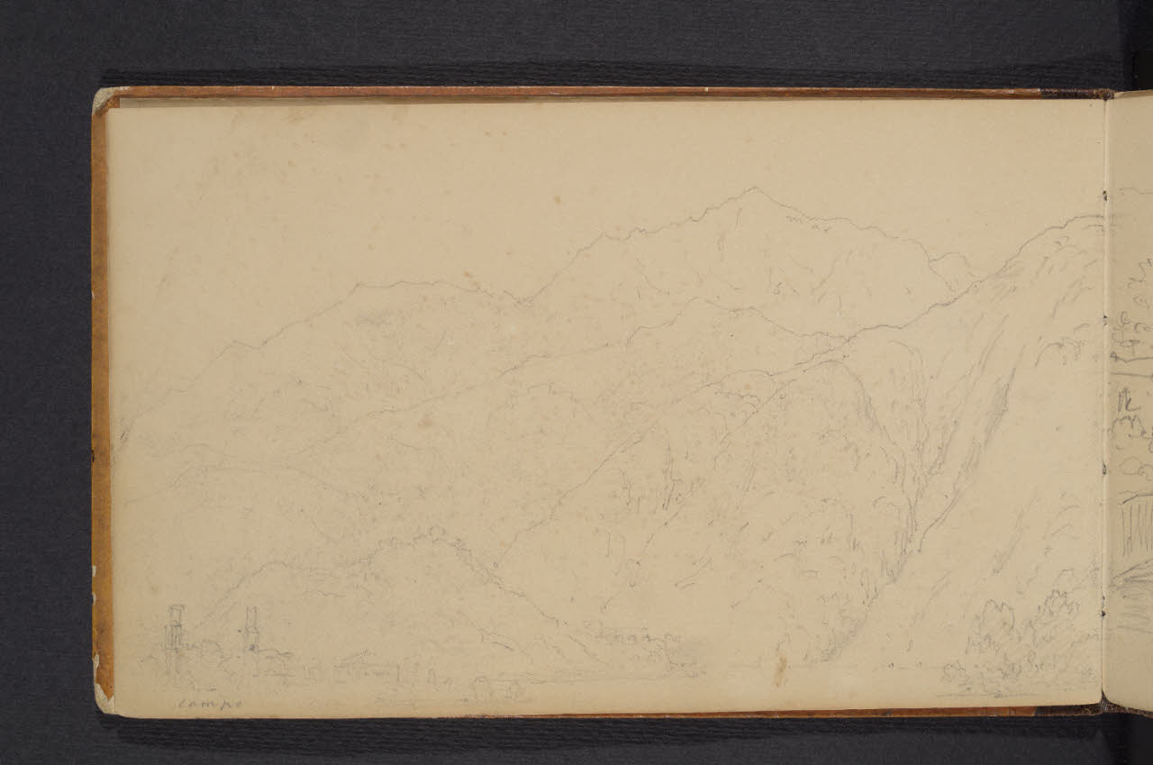 Album n. 3 - Lago di Como e di Lecco (disegno) di Canella, Giuseppe (prima metà sec. XIX)