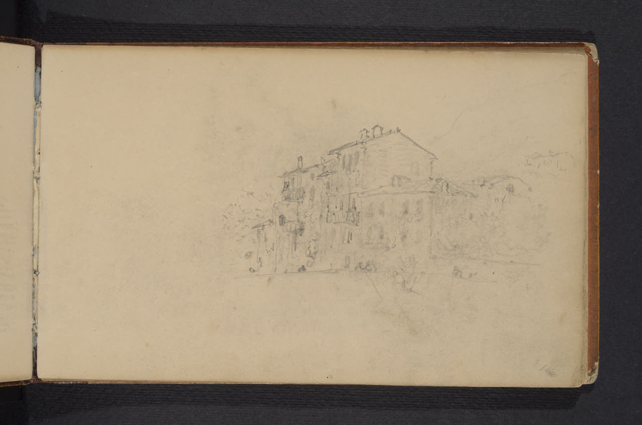 Album n. 3 - Lago di Como e di Lecco Paese (disegno) di Canella, Giuseppe (prima metà sec. XIX)