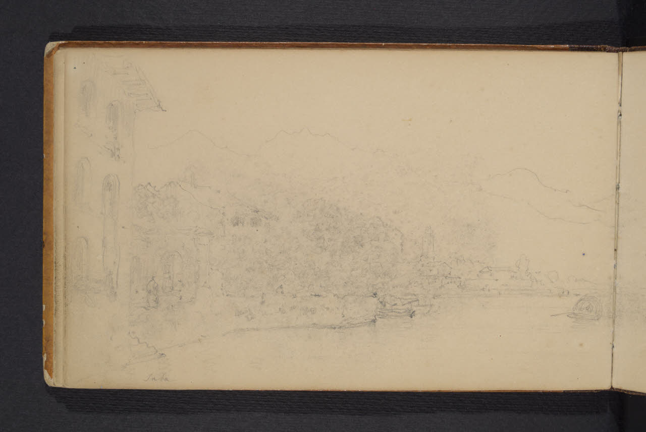 Album n. 3 - Lago di Como e di Lecco (disegno) di Canella, Giuseppe (prima metà sec. XIX)