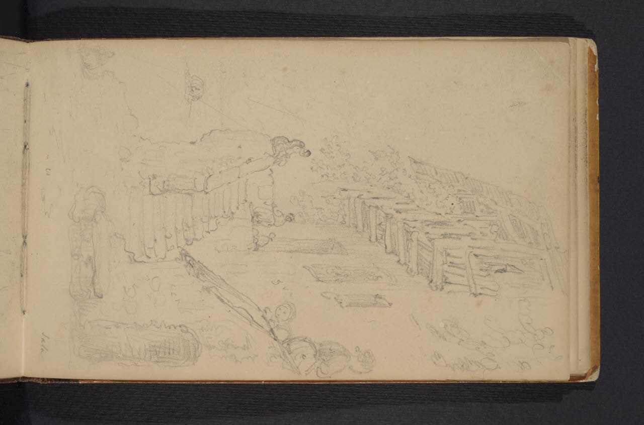 Album n. 3 - Lago di Como e di Lecco. Sala (disegno) di Canella, Giuseppe (prima metà sec. XIX)