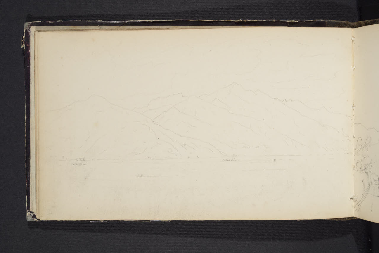 Album n. 4 (Ranco, Suna, Cannobio) (disegno) di Canella, Giuseppe (prima metà sec. XIX)