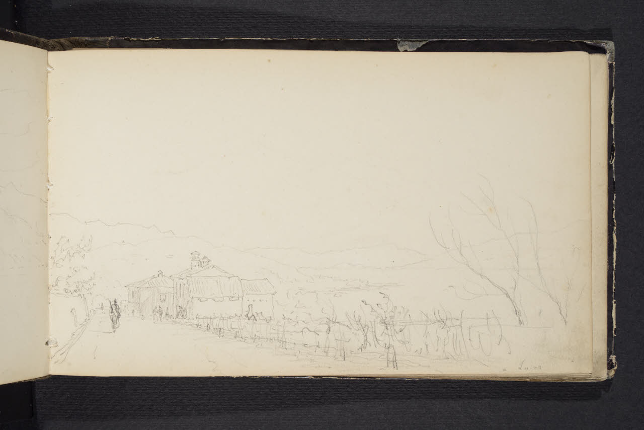 Album n. 4 (Ranco, Suna, Cannobio). Luino (disegno) di Canella, Giuseppe (prima metà sec. XIX)