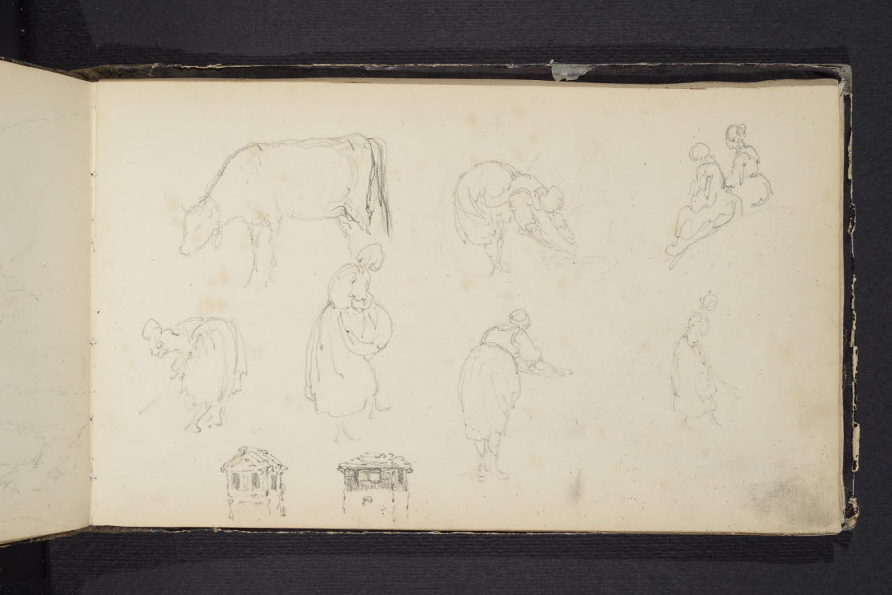Album n. 4 (Ranco, Suna, Cannobio) (disegno) di Canella, Giuseppe (prima metà sec. XIX)