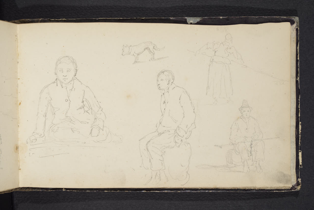 Album n. 4 (Ranco, Suna, Cannobio) (disegno) di Canella, Giuseppe (prima metà sec. XIX)