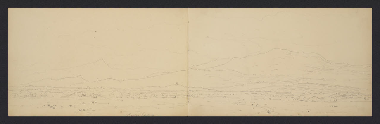 Album n. 6 - Territorio veronese e milanese e linee e brughiere (disegno) di Canella, Giuseppe (prima metà sec. XIX)