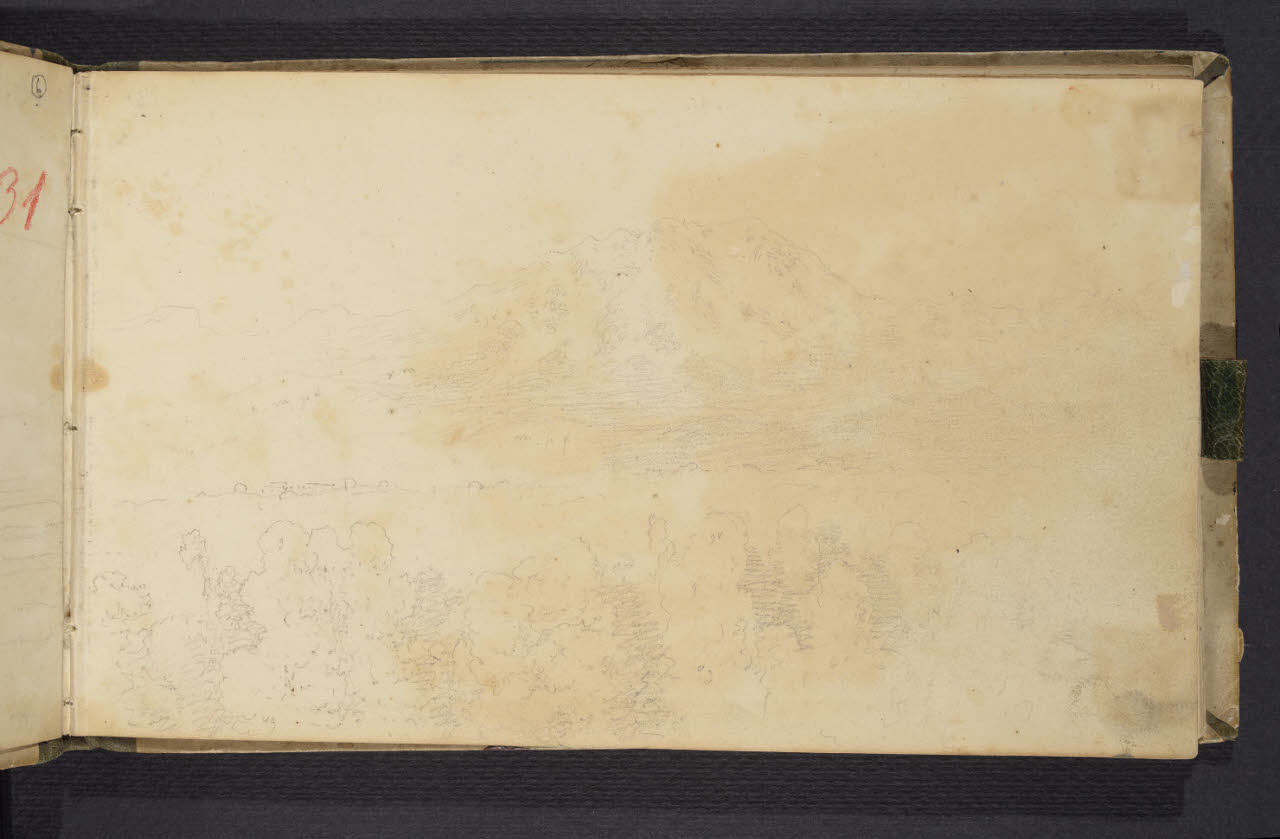 Album n. 7 - Lago Maggiore, di Varese e brughiere (disegno) di Canella, Giuseppe (prima metà sec. XIX)