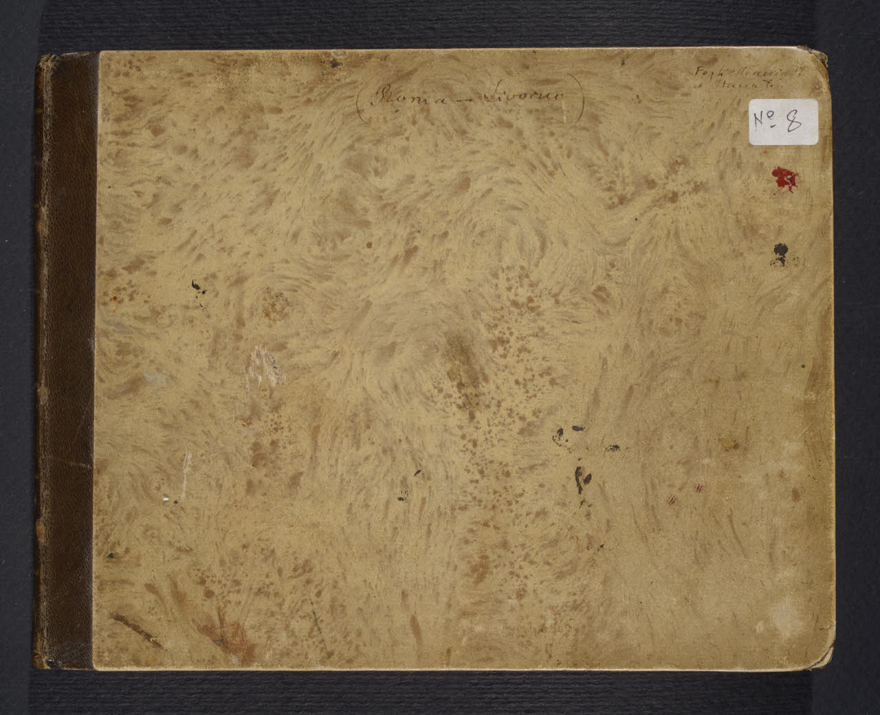 Album n. 8 - Roma - Livorno (disegno) di Canella, Giuseppe (prima metà sec. XIX)