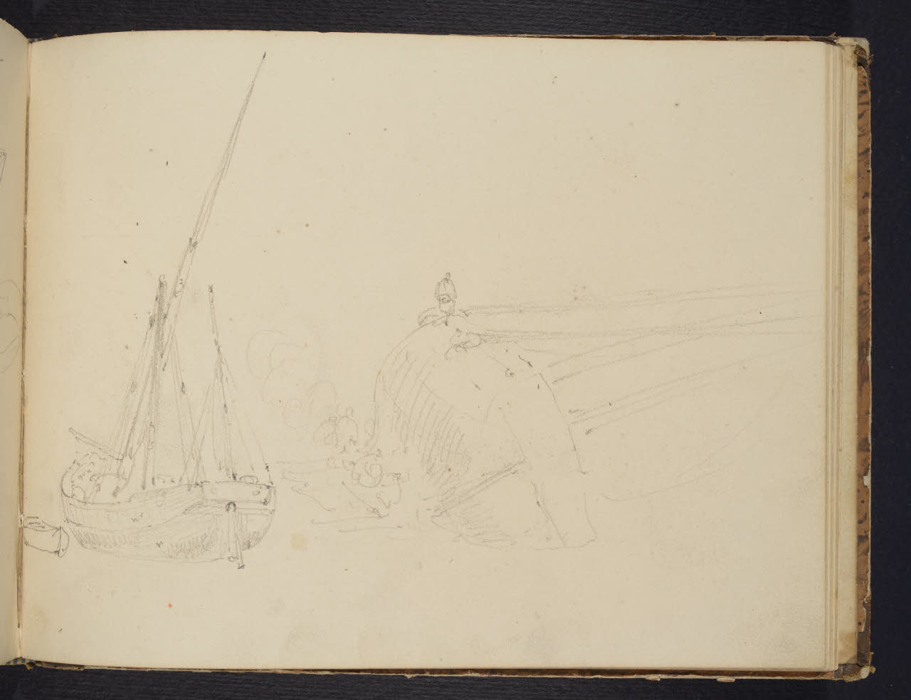 Album n. 9 - Livorno, Civitavecchia, Roma, Napoli (macchiette) (disegno) di Canella, Giuseppe (prima metà sec. XIX)