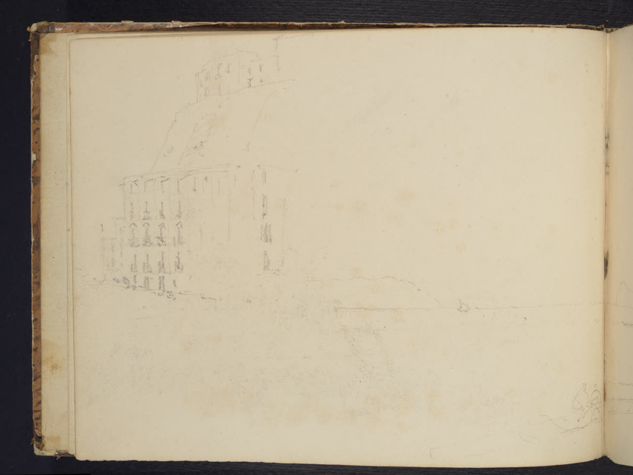Album n. 9 - Livorno, Civitavecchia, Roma, Napoli (macchiette) (disegno) di Canella, Giuseppe (prima metà sec. XIX)