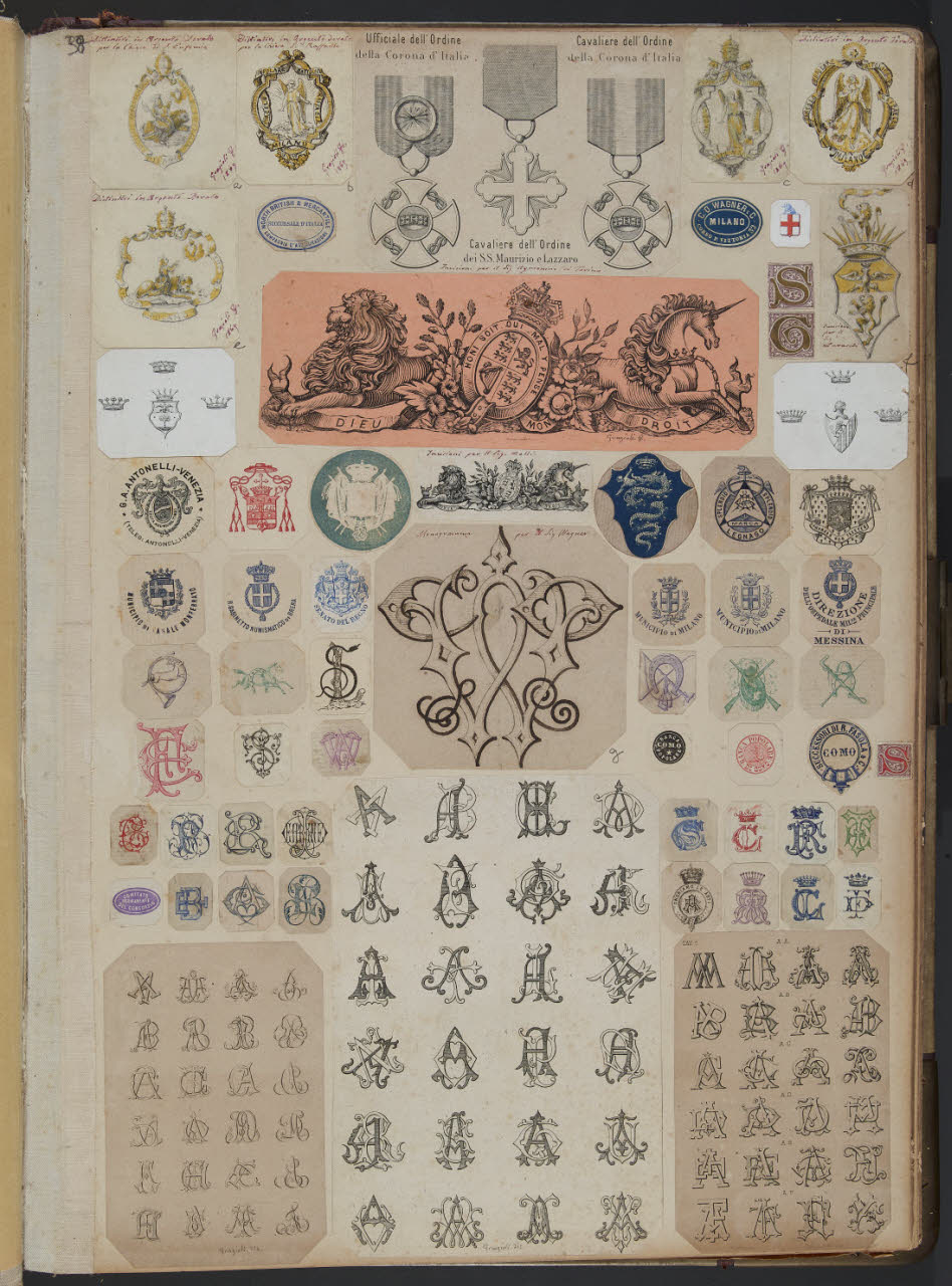 Stemma (disegno) di Grazioli, Francesco (sec. XIX)