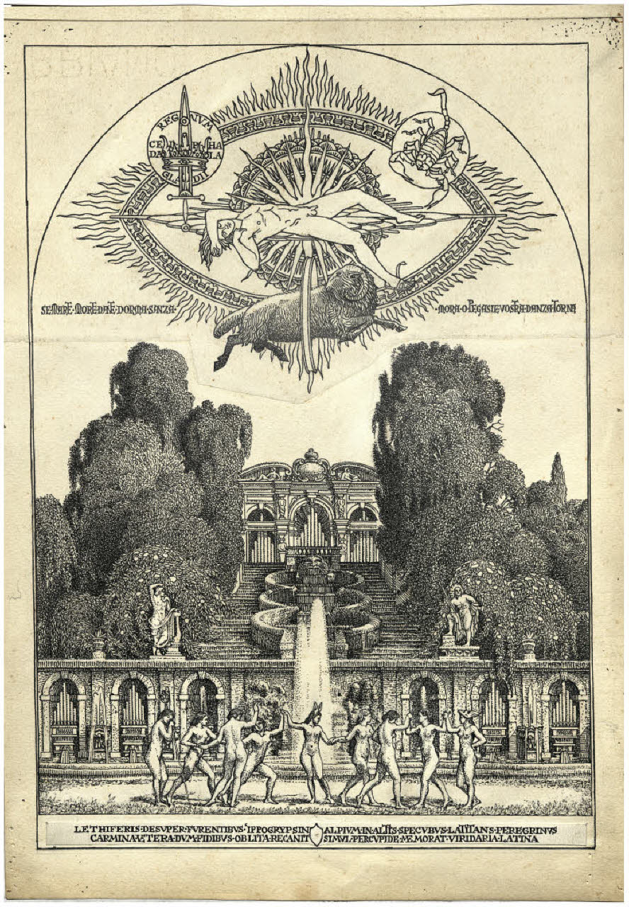 Il Pianeta Marte (disegno preparatorio per l'acquaforte, mai realizzata) (disegno) di Disertori, Benvenuto Maria (sec. XX)