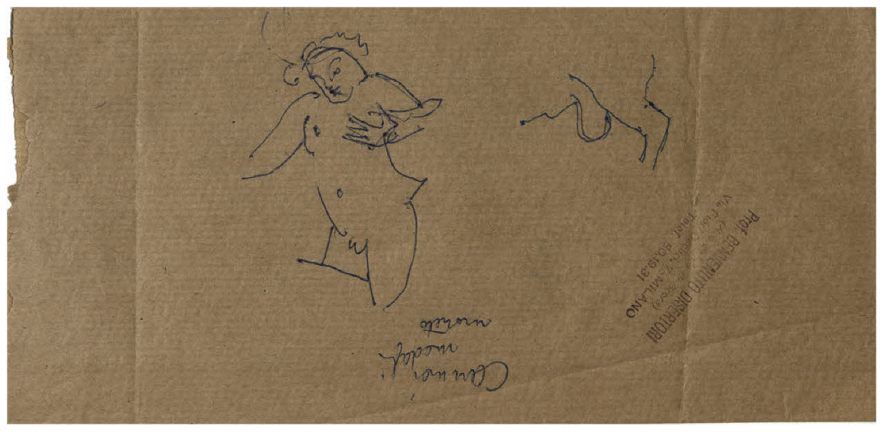 Schizzi (disegno) di Disertori, Benvenuto Maria (prima metà sec. XX)