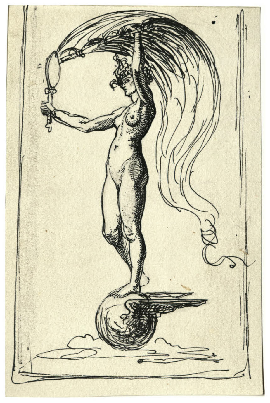 Fortuna (disegno) di Disertori, Benvenuto Maria (prima metà sec. XX)