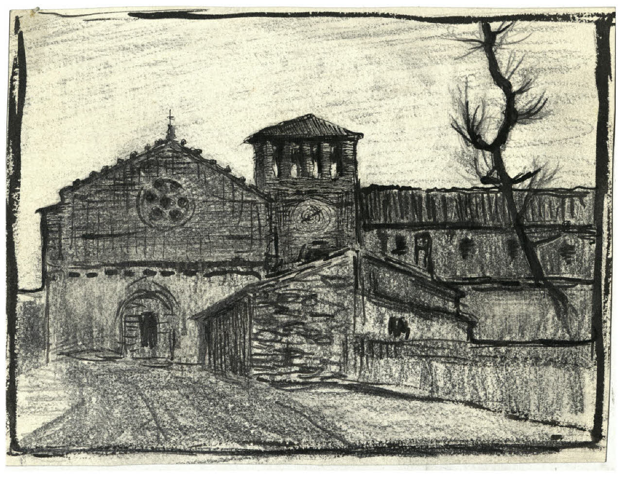 Chiesa (disegno) di Disertori, Benvenuto Maria (prima metà sec. XX)