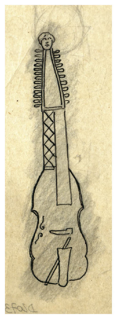 Viola (disegno) di Disertori, Benvenuto Maria (prima metà sec. XX)