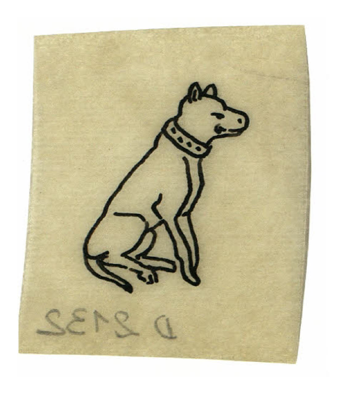 Cane (disegno) di Disertori, Benvenuto Maria (prima metà sec. XX)