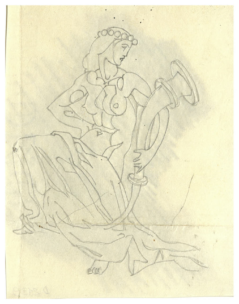 Flora (disegno) di Disertori, Benvenuto Maria (sec. XX)