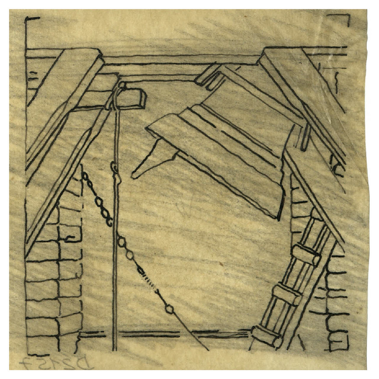 Campana (disegno) di Disertori, Benvenuto Maria (prima metà sec. XX)