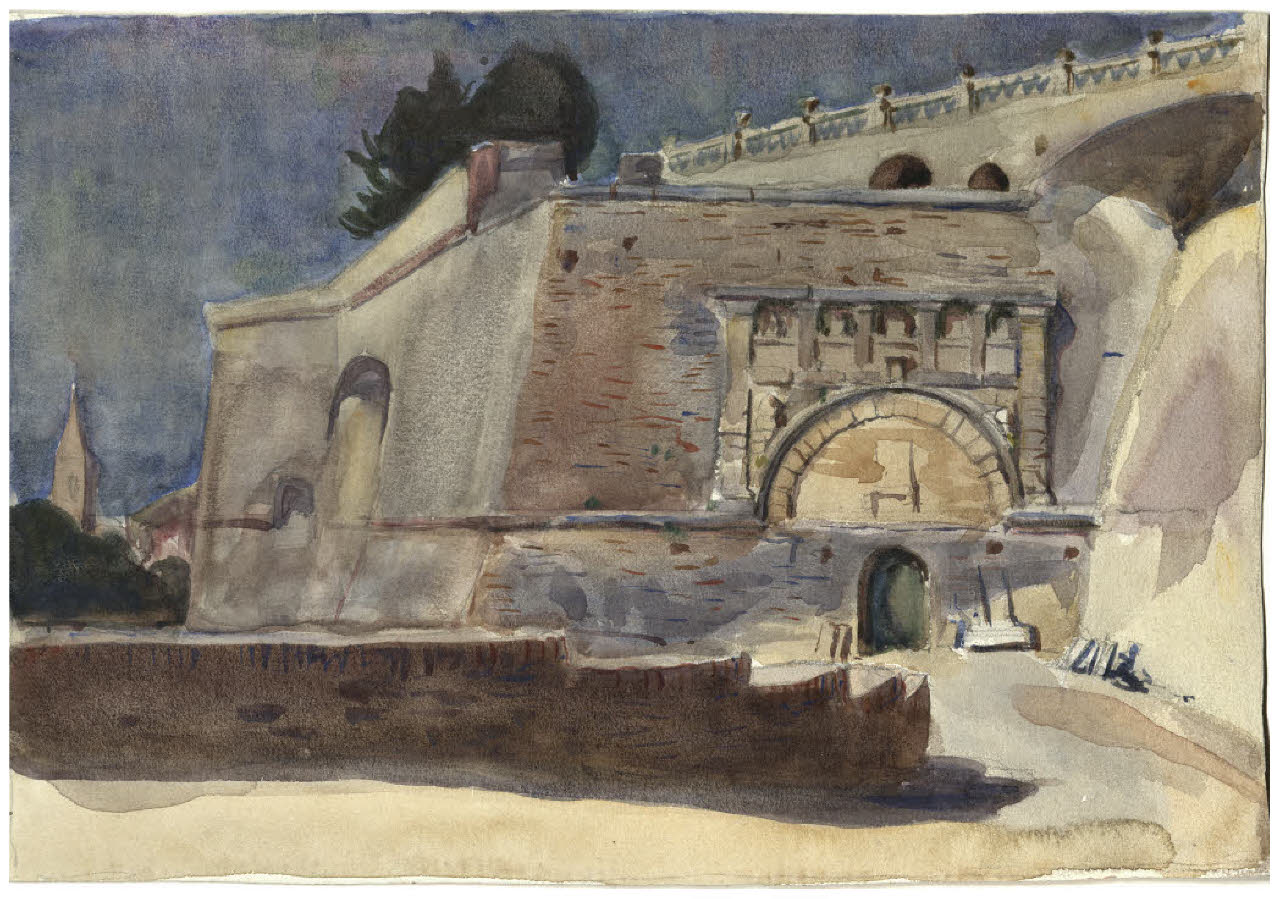 Fortezza (disegno) di Disertori, Benvenuto Maria (prima metà sec. XX)