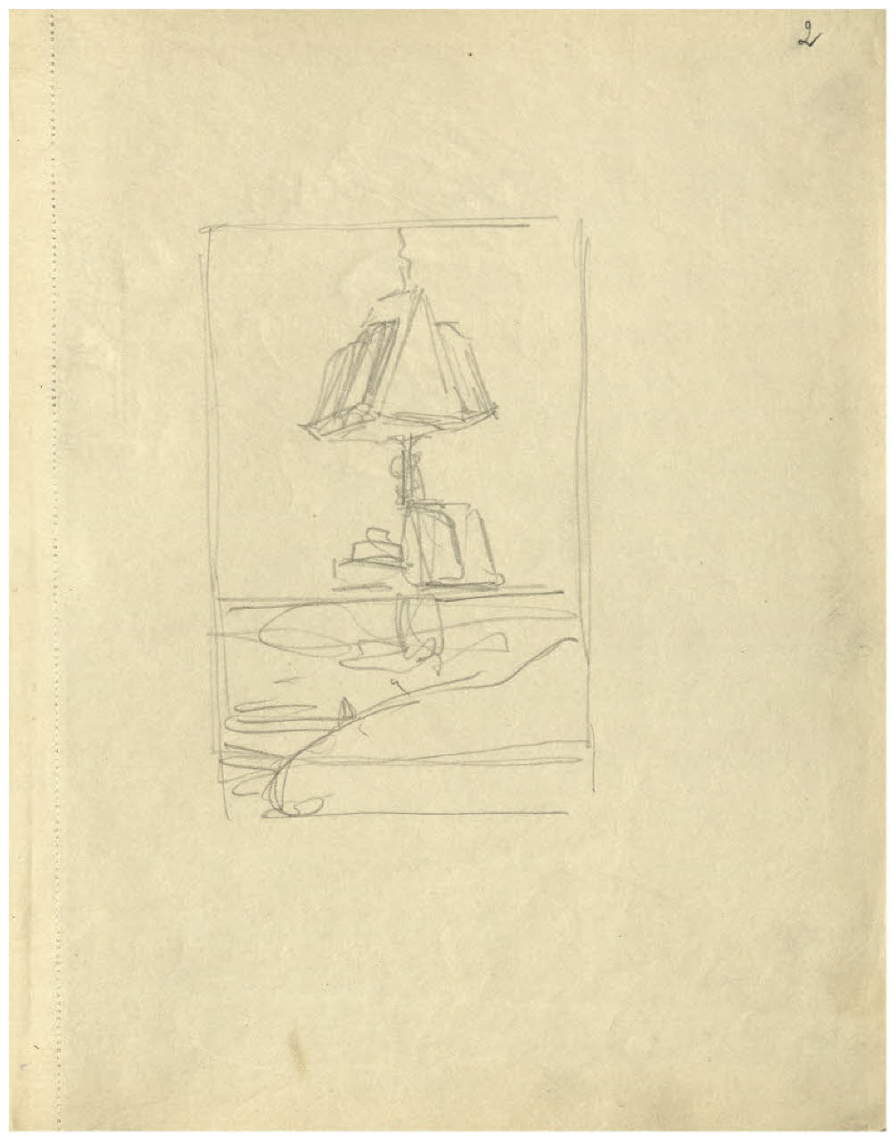 Leggio (disegno) di Disertori, Benvenuto Maria (sec. XX)