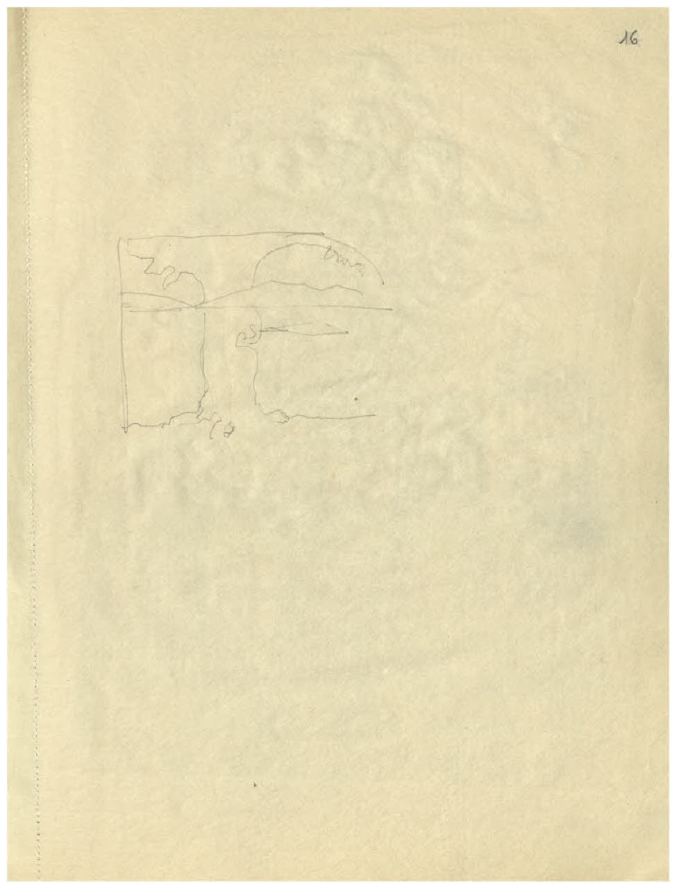 Schizzo (disegno) di Disertori, Benvenuto Maria (sec. XX)