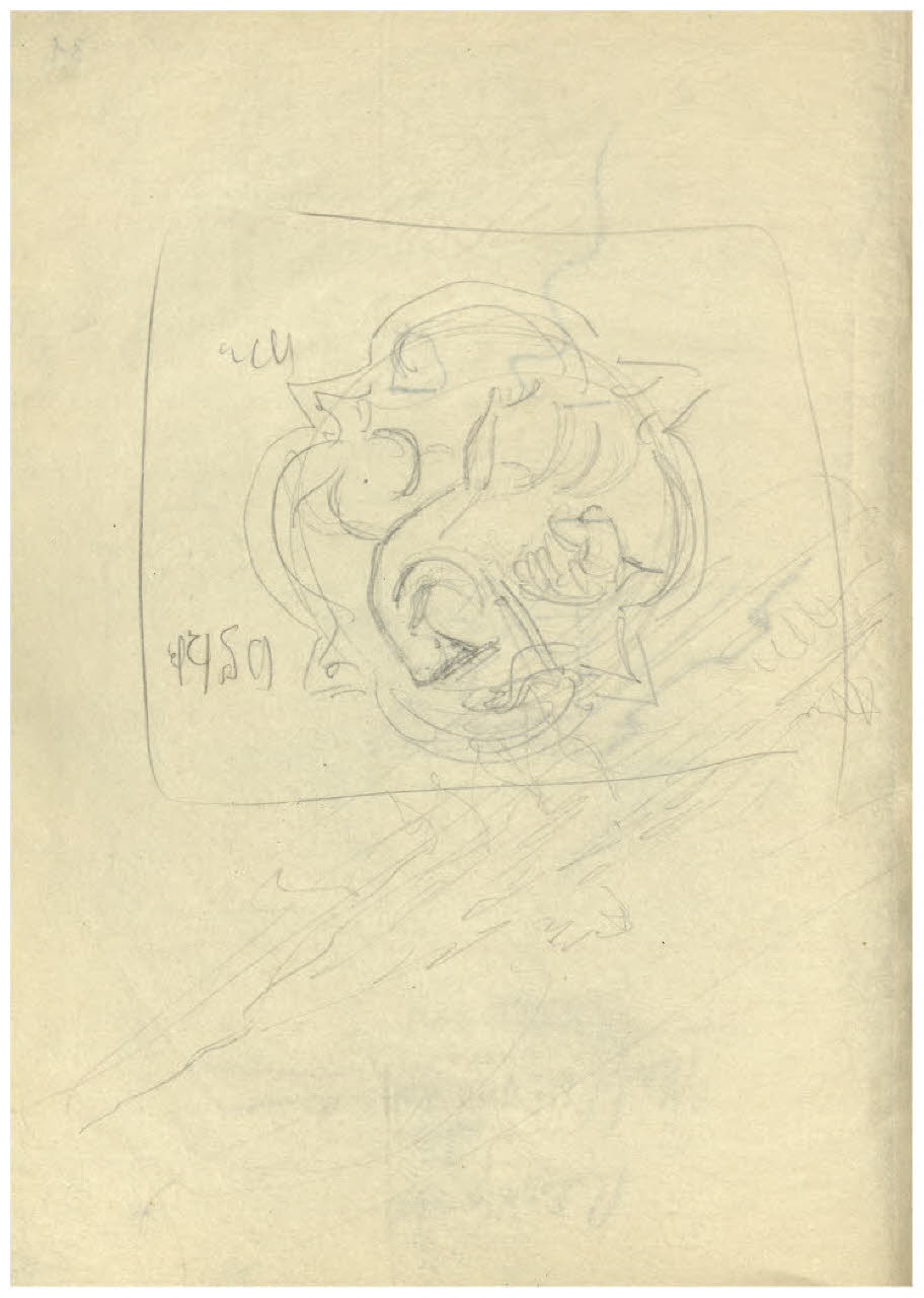 Schizzo (disegno) di Disertori, Benvenuto Maria (sec. XX)